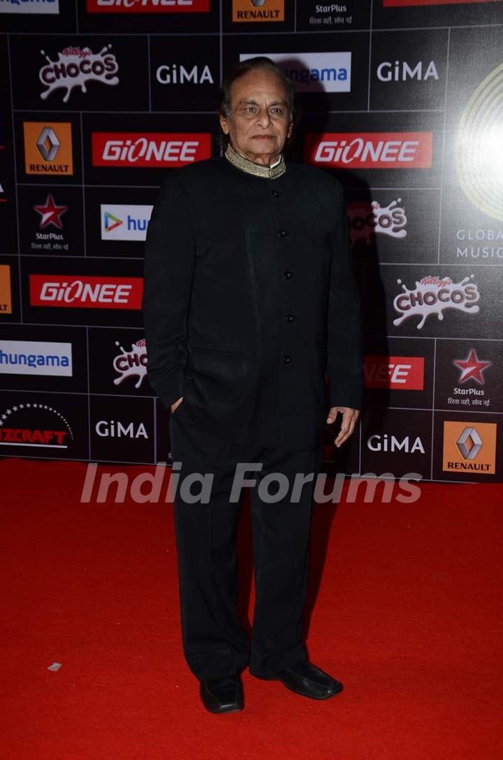 Anandji Virji Shah poses for the media at GIMA Awards 2015