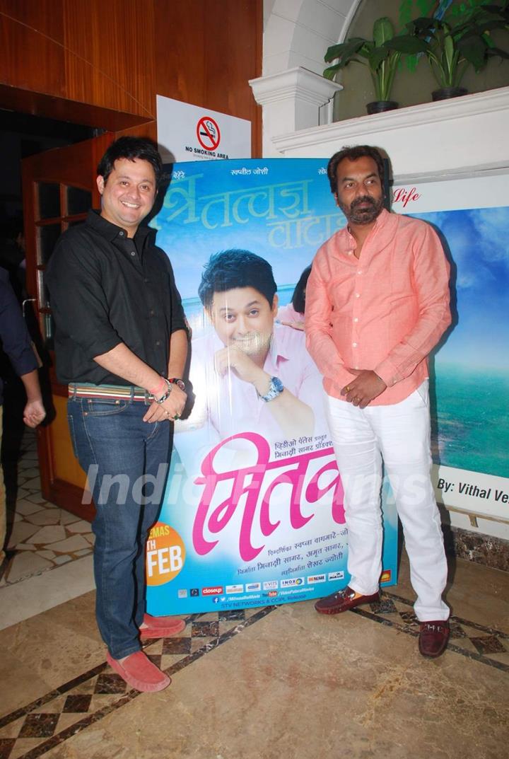 Swapnil Joshi poses for the media at the Success Bash of Mitwa