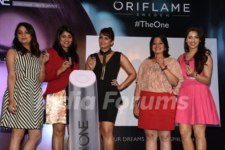 Huma Qureshi was snapped at the Launch of Oriflame Matte Lipstick