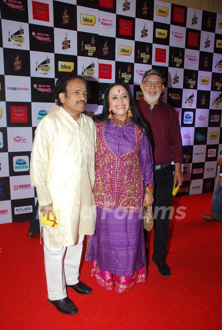 Ila Arun poses for the media at Radio Mirchi Awards