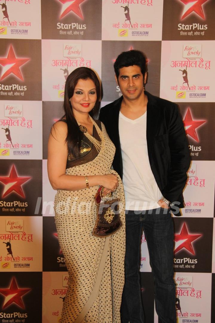 Deepshikha Nagpal with her husband at Star Plus Presents Anmol Hai Tu- Nayi Soch Ko Salaam
