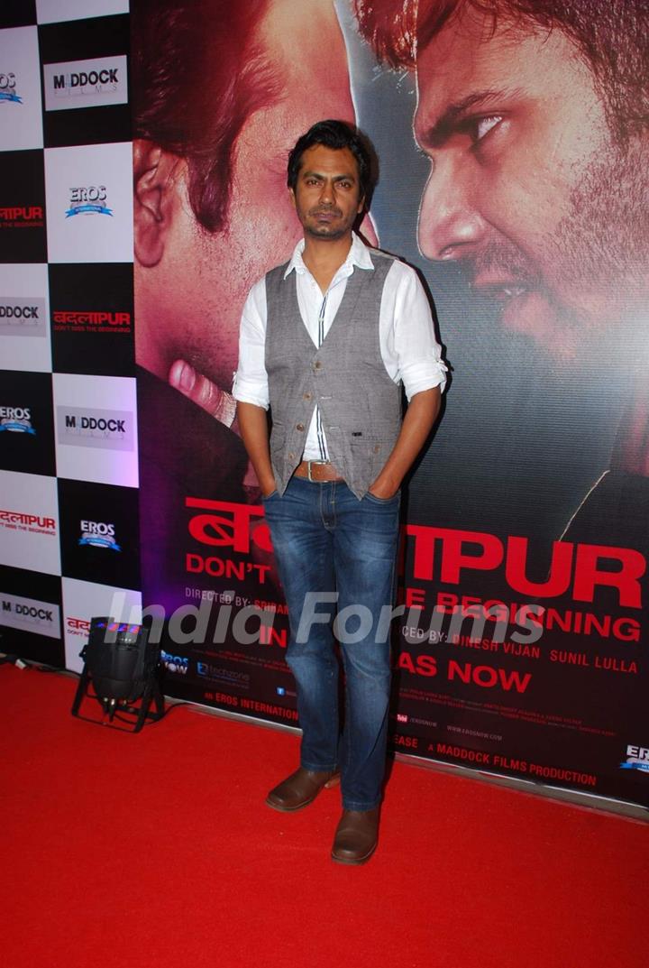 Nawazuddin Siddiqui at the Success Bash of Badlapur