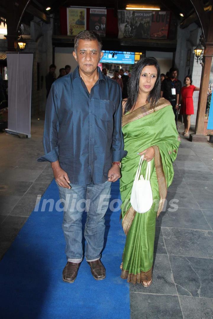 Shiv Subramaniam and Divya Jagdale at the Opening of the Cineplay Festival