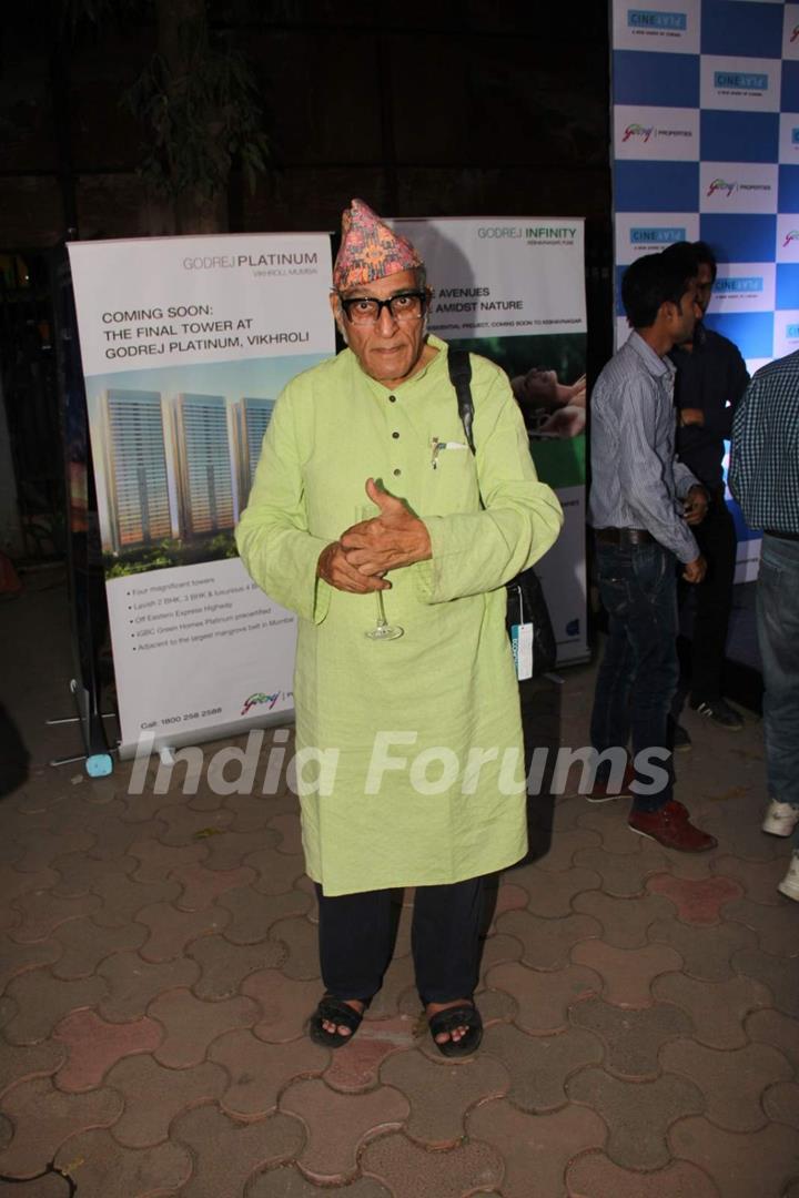 Mohan Agashe at the Opening of the Cineplay Festival