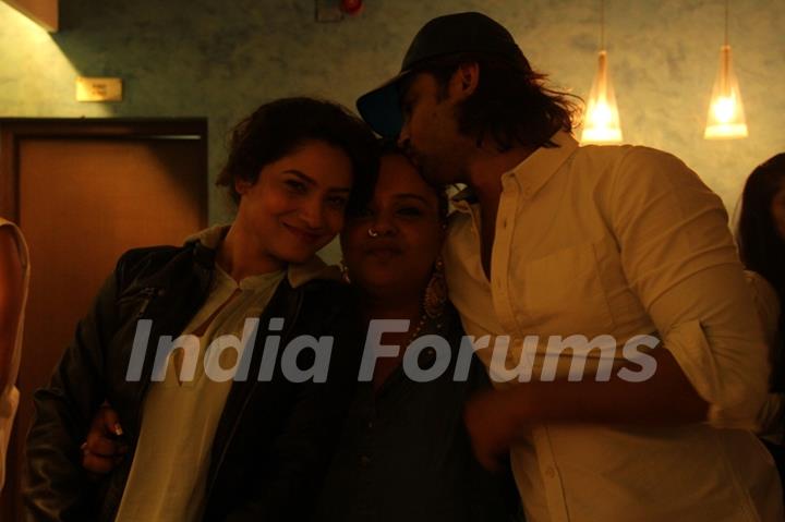 Ankita Lokhande and Sushant Singh Rajput at the Special Screening of Dum Laga Ke Haisha