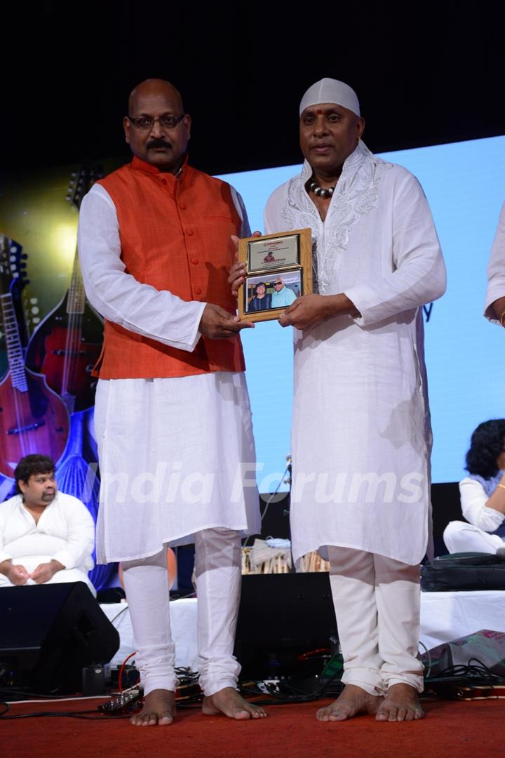 Anandan Sivamani at the Birthday Anniversary Celebration of Mandolin Shrinivas