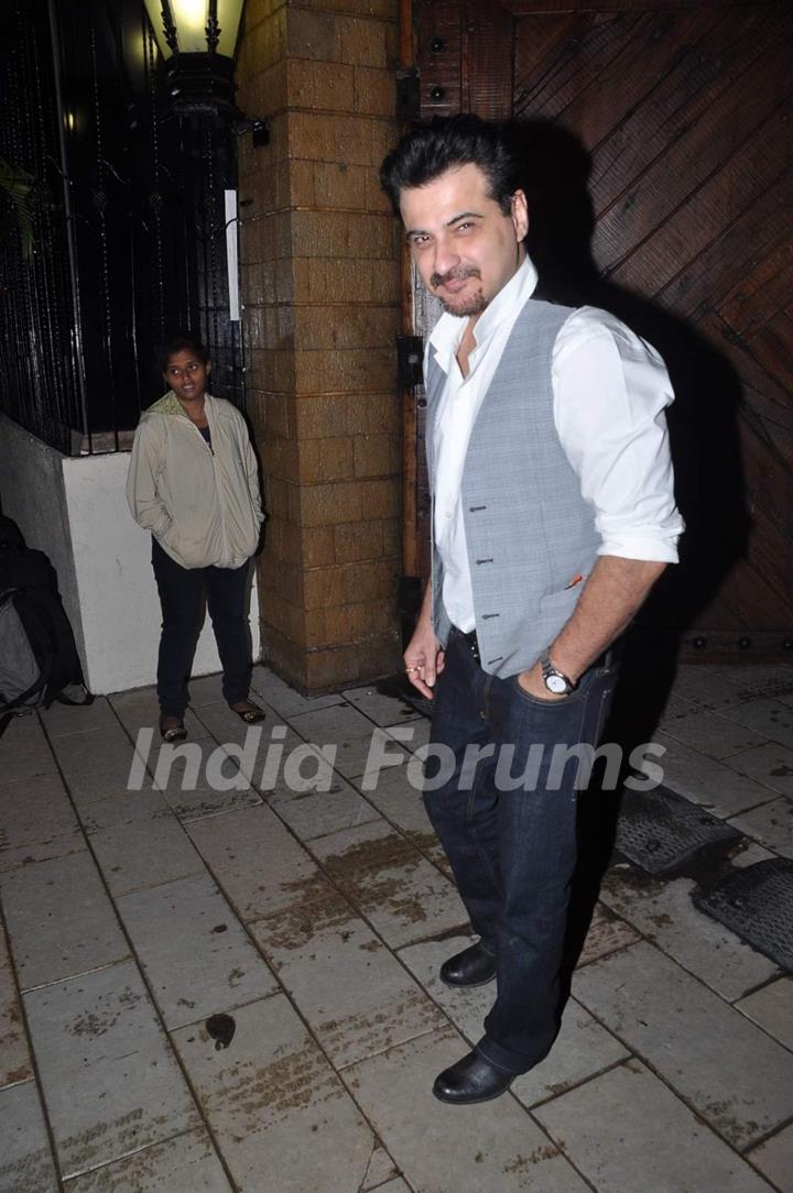 Sanjay Kapoor poses for the media at the Celebration of Kunal Kapoor's Upcoming Wedding