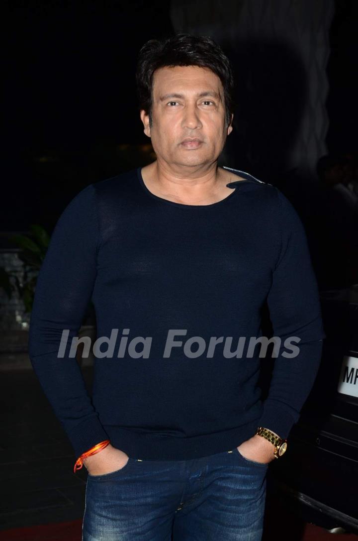 Shekhar Suman poses for the media at Tulsi Kumar's Wedding Reception