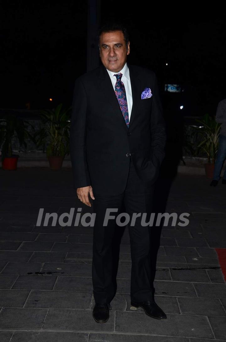 Boman Irani poses for the media at Tulsi Kumar's Wedding Reception