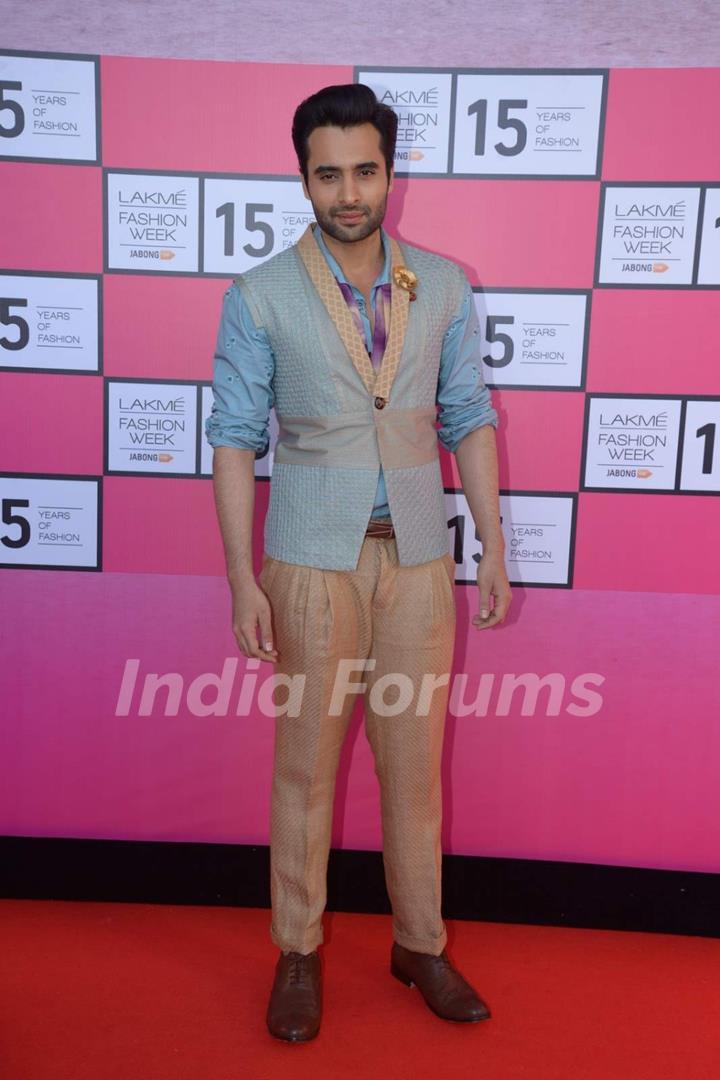 Jackky Bhagnani was seen at the Lakme Fashion Week Preview