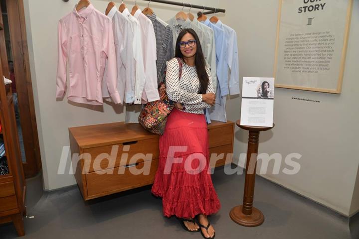 Maria Goretti poses for the media at the Launch of Women's Capsule Collection