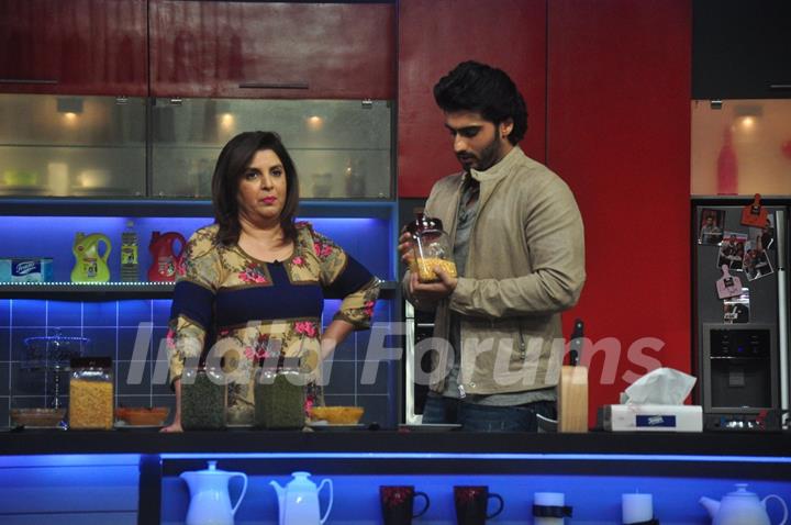 Arjun Kapoor was at Farah Ki Daawat