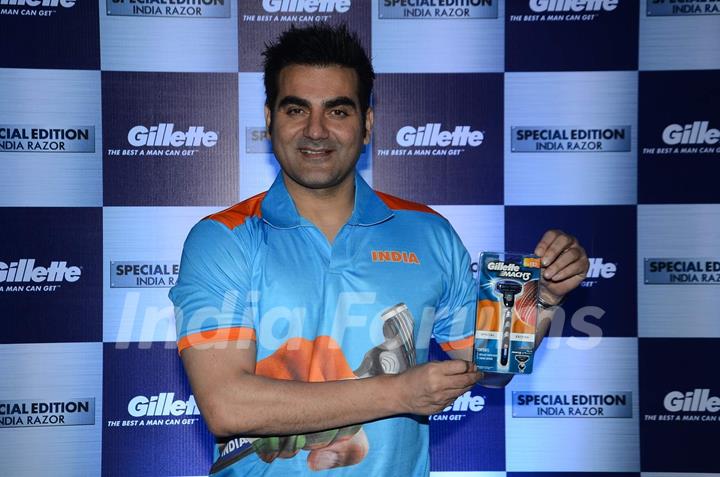 Arbaaz Khan was at Gillette Promotions