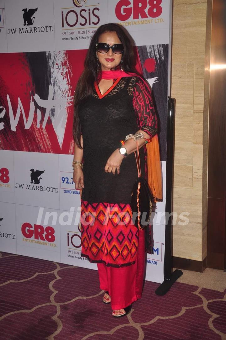 Poonam Dhillon poses for the media at GR8 Beti Bash