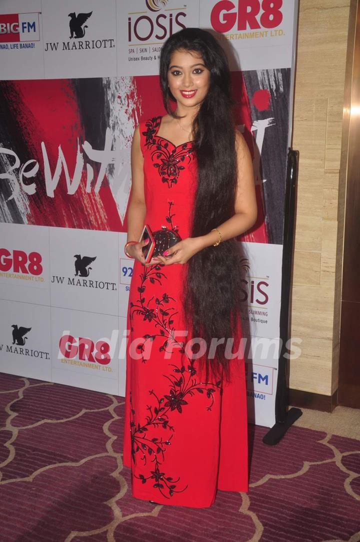 Digangana Suryavanshi poses for the media at GR8 Beti Bash