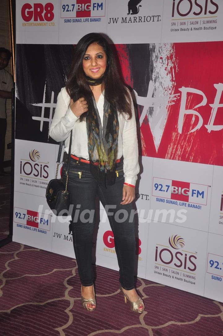 Munisha Khatwani poses for the media at GR8 Beti Bash