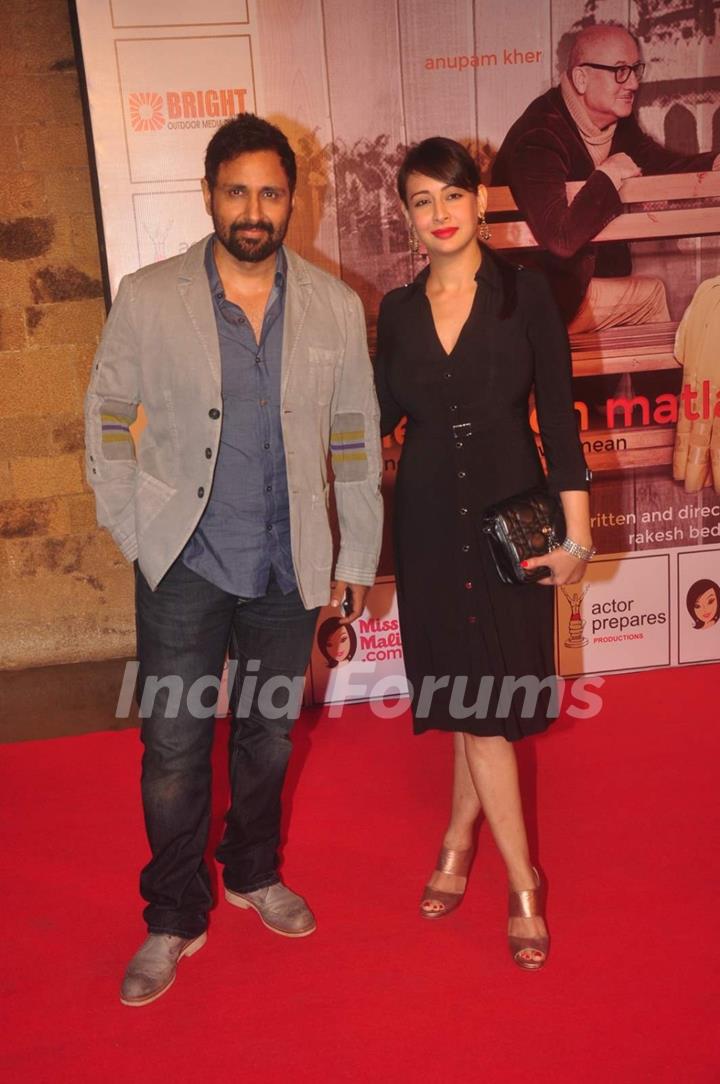 Parvin Dabas and Preeti Jhangiani were at the Premier of the Play Mera Woh Matlab Nahi Tha