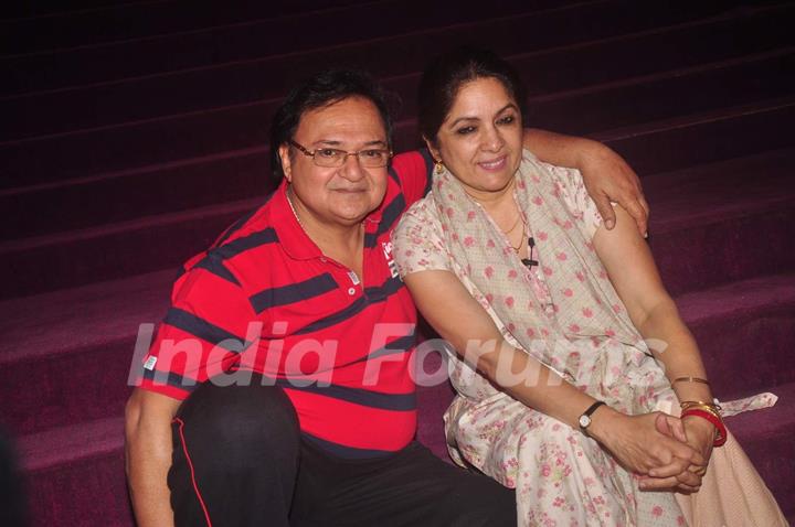 Rakesh Bedi and Neena Gupta were seen at the Premier of the Play Mera Woh Matlab Nahi Tha