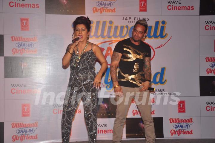 Hard Kaur performs at the Music Launch of Dilliwaali Zaalim Girlfriend