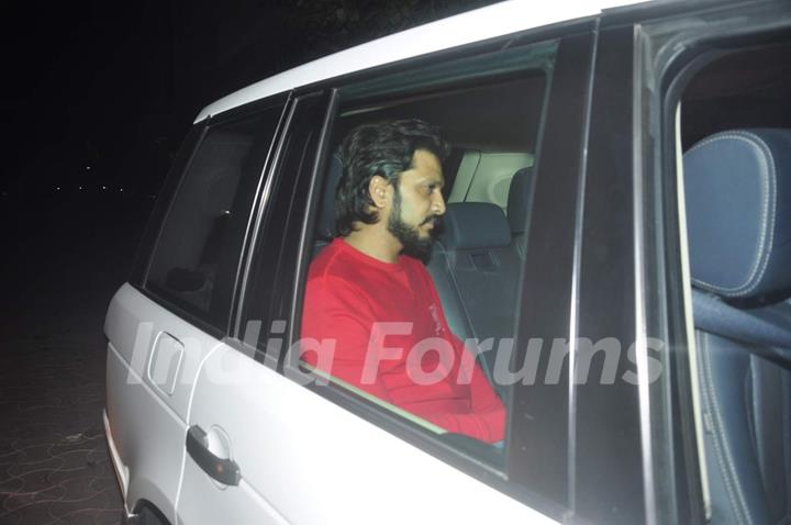 Riteish Deshmukh  was snapped at the Special Screening of NH10