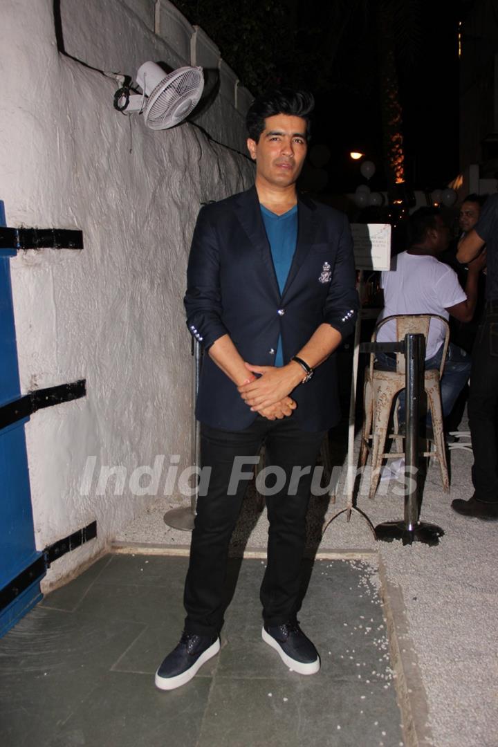 Manish Malhotra was seen at Candice Pinto's Birthday Bash