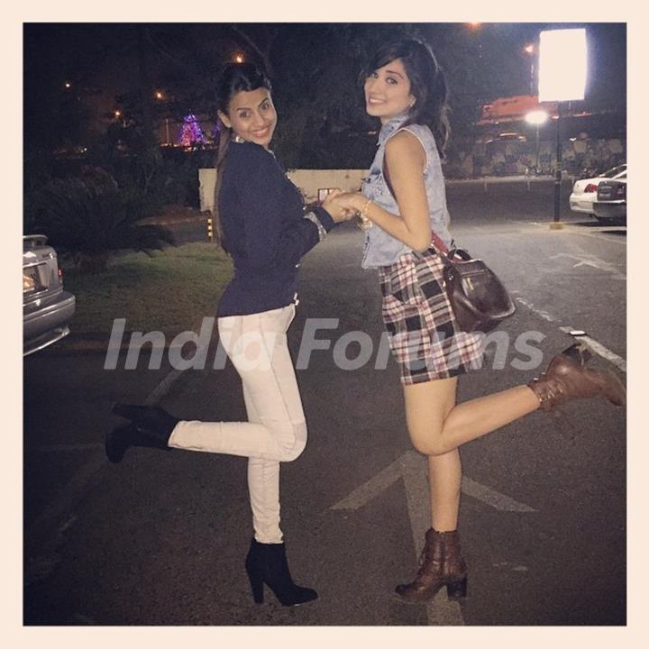 Vrinda Dawda with Vrushika Mehta