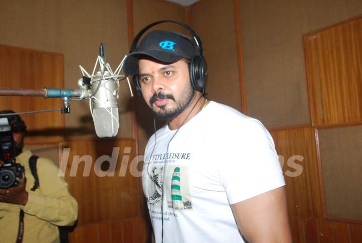 Sreesanth was at the Sound Recording of Woh Kaun Thi