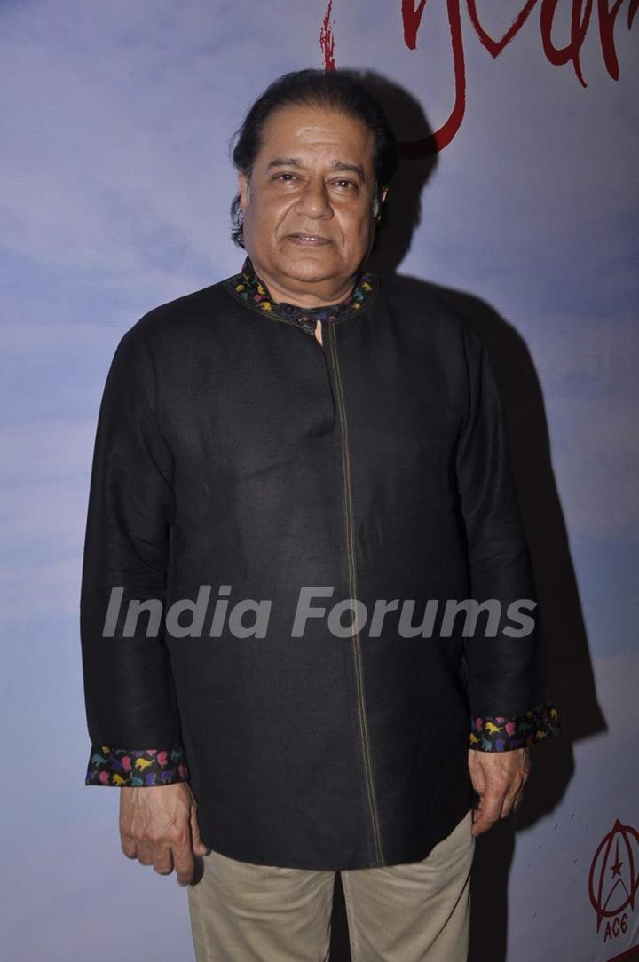 Anup Jalota poses for the media at the Preview of the Play Unfaithfully Yours