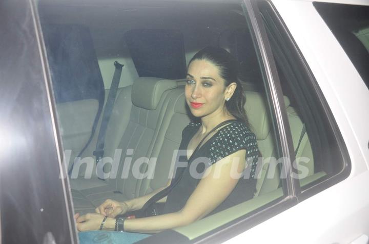 Karisma Kapoor was snapped at Arbaaz Khan's Bash