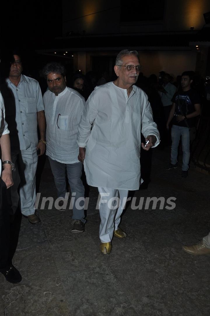 Gulzar was at the Censor Issues Meet
