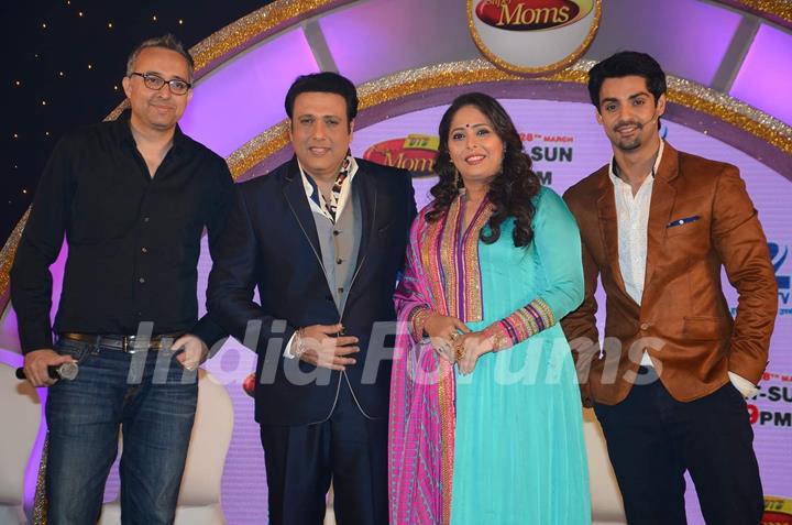 Celebs pose for the media at the Launch of DID Supermoms Season 2