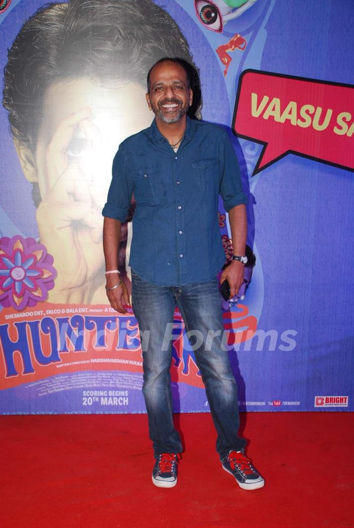 Navdeep Singh poses for the media at the Premier of Hunterrr