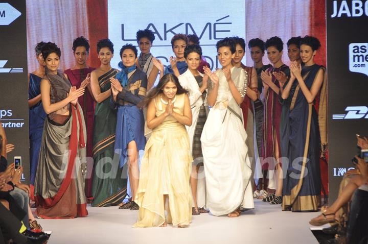 Vaishali S. showcases her collection at the Lakme Fashion Week 2015 Day 1