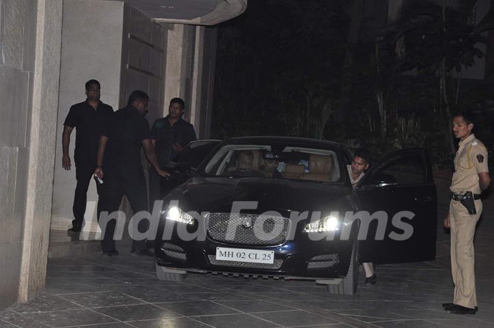 Karan Johar was snapped at Ranbir Kapoor's Bash