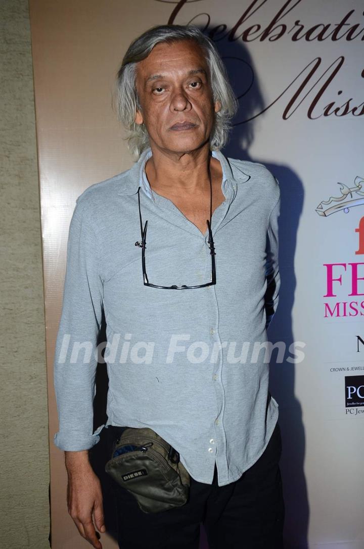 Sudhir Mishra poses for the media at Femina Miss India 2015 Bash