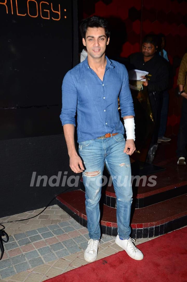 Karan Wahi poses for the media at Femina Miss India 2015 Bash