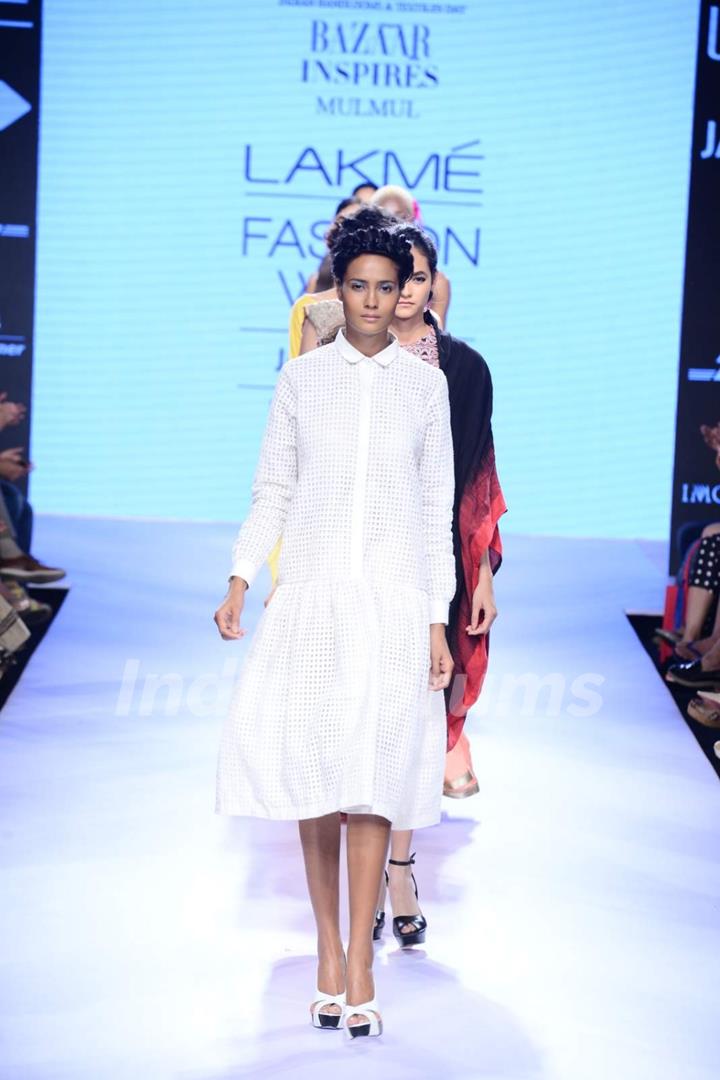 Mulmul's show at the Lakme Fashion Week 2015 Day 2