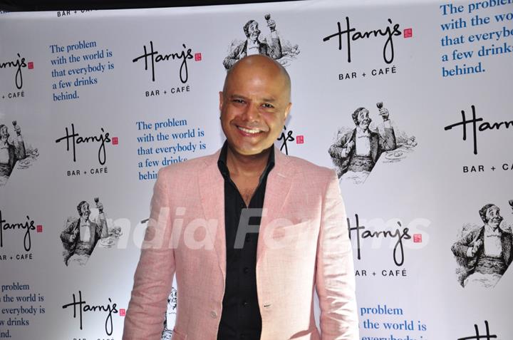 Naved Jaffery poses for the media at the Launch of Harry's Bar & Cafe