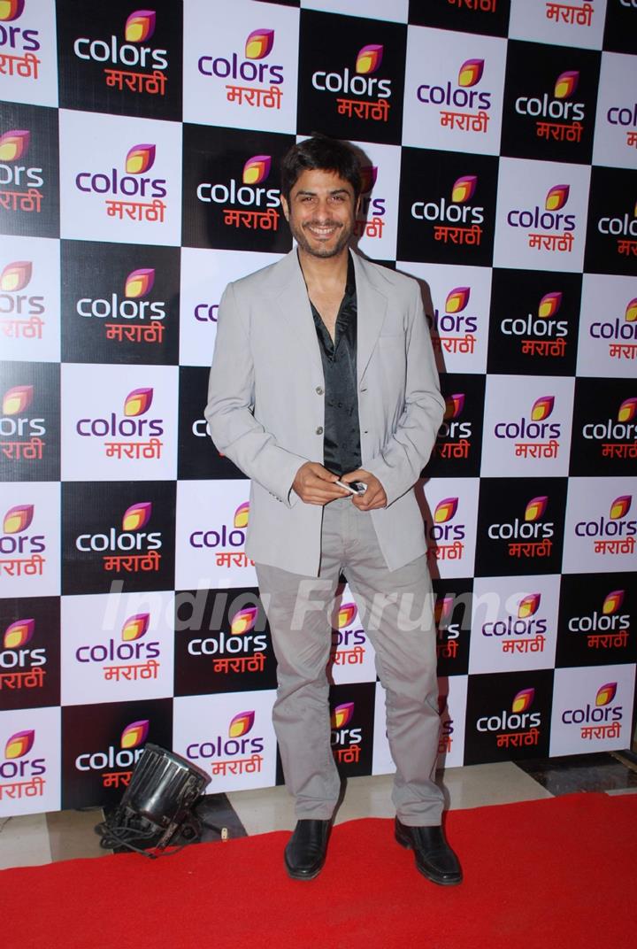 Vikas Bhalla poses for the media at the Launch of Colors Marathi