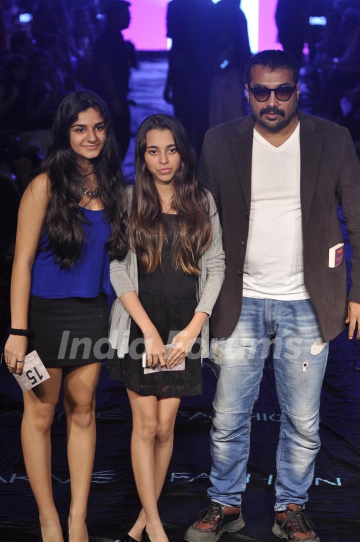 Anurag Kashyap walks the ramp at Lakme Fashion Week 2015 Day 3