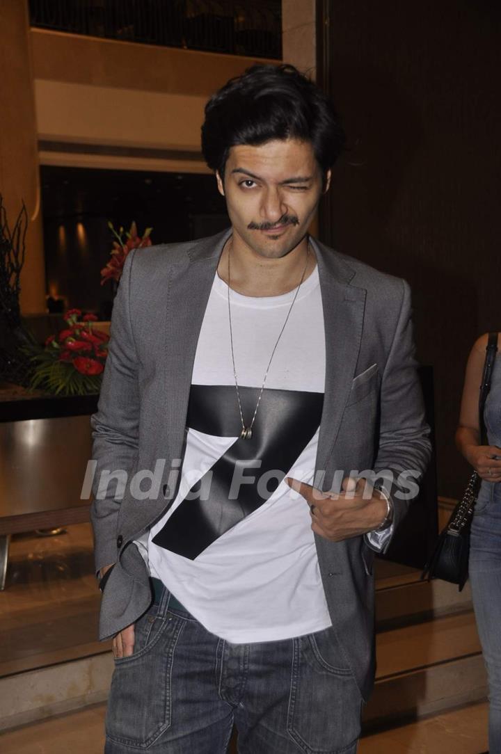 Ali Fazal poses for the media at Lakme Fashion Week 2015 Day 3