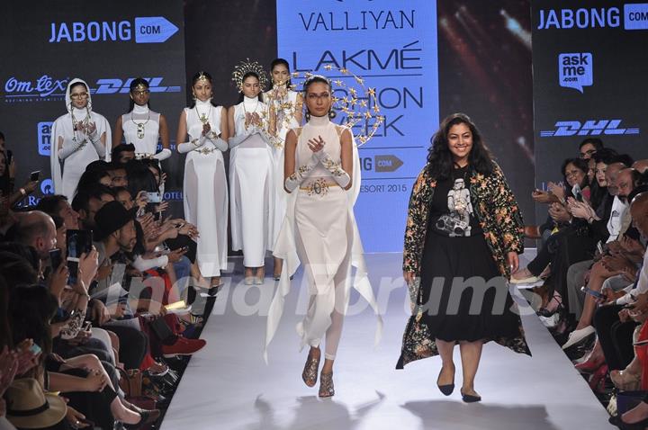 Nitya Showcases new collection 'Valliyan' at Lakme Fashion Week 2015 Day 3