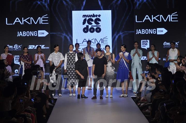 Munkee See Munkee Doo Show at Lakme Fashion Week 2015 Day 3