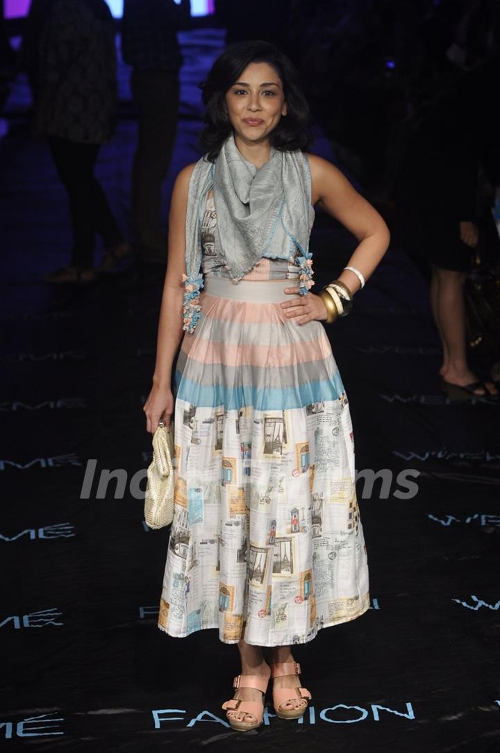 Amrita Puri walks the ramp at Lakme Fashion Week 2015 Day 3