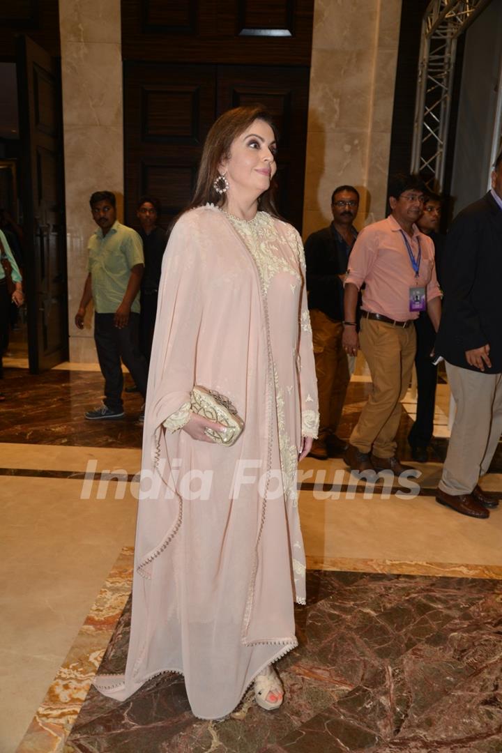 Nita Ambani was snapped at the Grand Finale of Lakme Fashion Week 2015