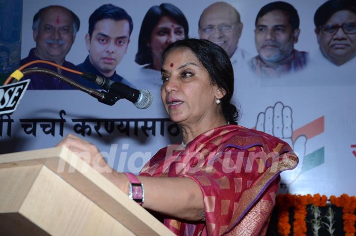 Shabana Azmi addresses the Political Event