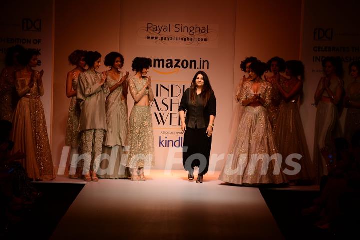 Payal Singhal Show at Amazon India Fashion Week 2015 Day 1