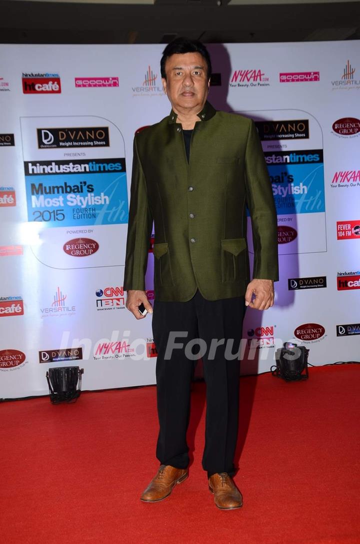 Anu Malik poses for the media at HT Style Awards 2015