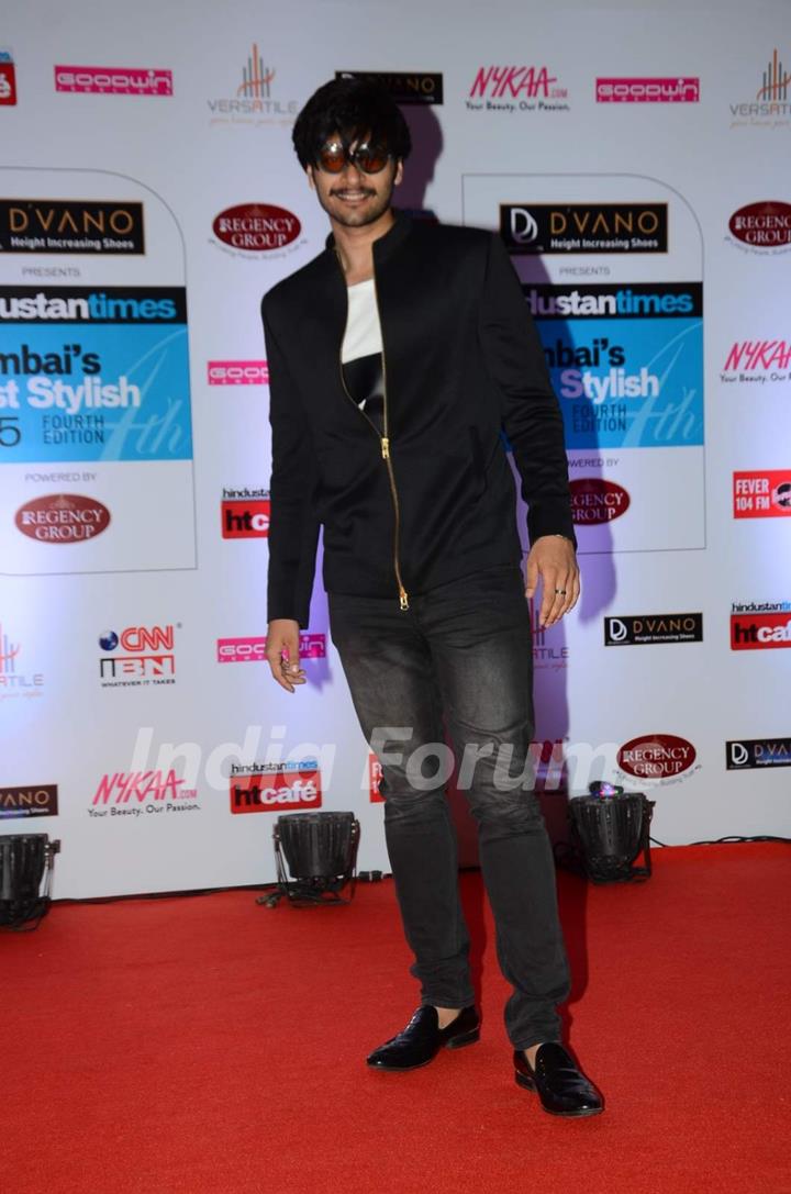 Ali Fazal poses for the media at HT Style Awards 2015