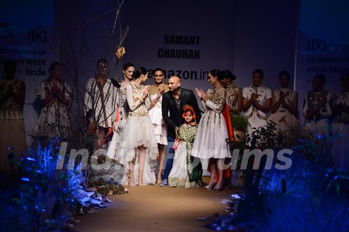 Samant Chauhan Show at Amazon India Fashion Week 2015 Day 2